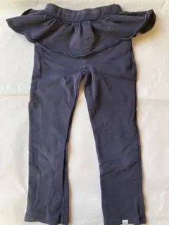 キャサリンコテージ フリル付き レギンス パンツ 120 ネイビー