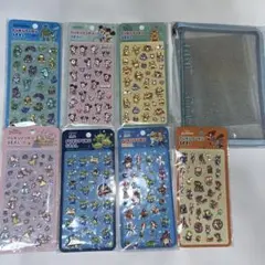 し*ま様 ディズニー　ぷくぷくシール　7種　シール帳付き