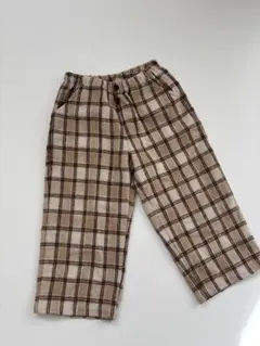 【the beige】チェックパンツ