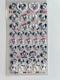 平成レトロディズニーストア　101わんちゃん　ファブリックシールセット