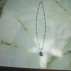 PTPシルバーターコイズ ネックレス 青