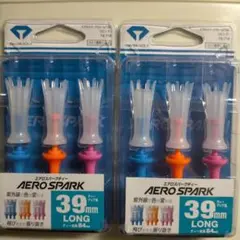 AERO SPARK ゴルフティー 39mm ✕2セット