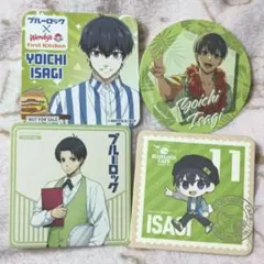 ブルーロック 潔世一 購入特典他 ブロマイド イラストカード コースター ポスカ