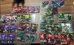 スクラッチカードダス　仮面ライダーWダブル レア ギーツ クウガ オーズ