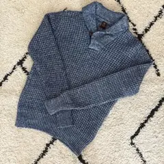 TAKEO KIKUCHI ニットセーター 青