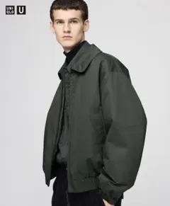 UNIQLO U パフテックショートブルゾン オリーブ　XL