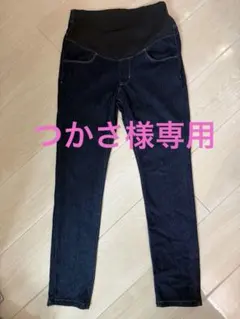 マタニティ ハイウエスト スキニーパンツ M