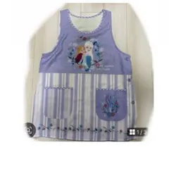 【新品】アナと雪の女王　裏起毛エプロン