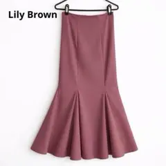 【Lily Brown 】マーメイドスカート ピンク サイズ2