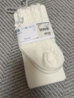 ホワイト ベビータイツ サイズ85