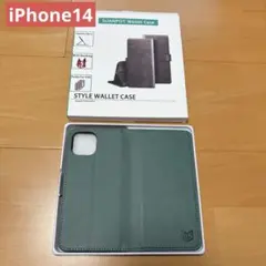 iPhone 14 6.1 ケース 手帳型 カード収納 全面保護 耐衝撃