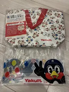 【新品 希少】 ヤクルト 保冷バッグ & つば九郎トートバッグ 非売品