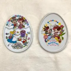 【送料無料】 ディズニーランド イースター スーベニアプレート 2枚セット