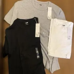 XLサイズ Tシャツ 3色セット (ホワイト/ブラック/グレー) 合計３枚