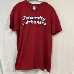 University of Arkansas Tシャツ M 赤
