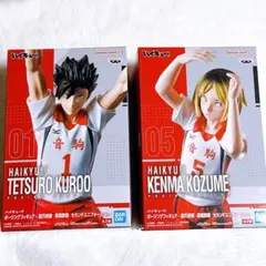 ハイキュー!! ポージングフィギュア孤爪研磨 黒尾鉄朗 2点セット