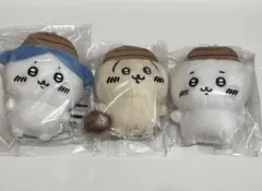 ちいかわ　どんぐり帽子マスコット　３点セット　ちいかわ　ハチワレ　うさぎのサムネイル
