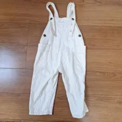 マーキーズ　サロペット　白デニム　95