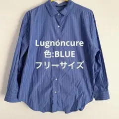 Lugnoncure ストライプシャツ BLUE