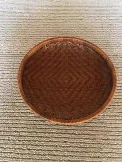 竹製 丸型 盆 ざる トレイ
