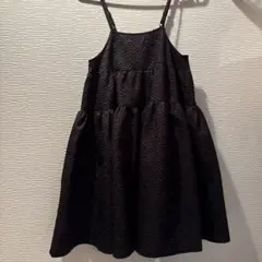 黒キャミソールワンピース 130サイズ