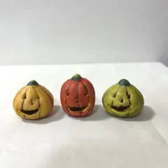 ナチュラルキッチン　バリエーションカボチャ　オブジェ　3点セット　ハロウィン　秋