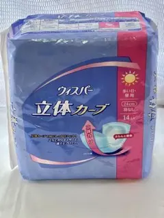 P＆G ウィスパー立体カーブ 生理用ナプキン 多い日・昼用 24cm羽なし