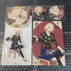 東京リベンジャーズ 東リべ 佐野万次郎 アニメイトカフェ アクスタ 缶バッジ