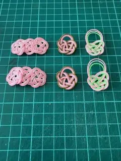 水引の箸置き　春　３種×2個セット