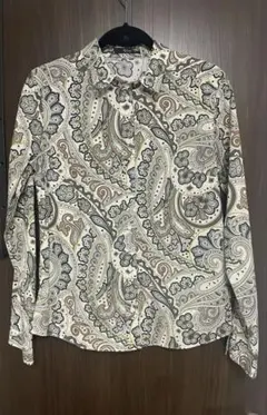 美品　ETRO ペイズリー柄 長袖シャツ サイズ46 イタリー製のサムネイル