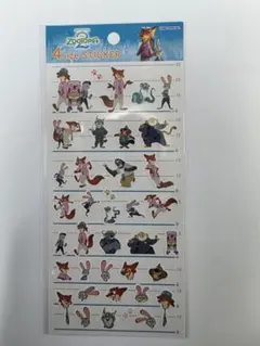 ズートピア ４サイズ ステッカー