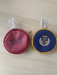 スシロー×ハイキュー!!　コラボ限定サークルポーチ　烏野　音駒