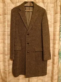 green label relaxing チェスターコート　グレーLサイズ