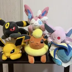 よ*ぴ様 ポケモン もふぐっとぬいぐるみ イーブイフレンズ おひるねVer