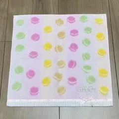 本日限定価格！【ハンカチ】LADUREE タオルハンカチ マカロン柄のサムネイル
