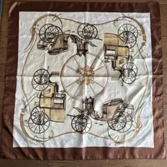 HERMÈS 馬車と自転車のスカーフ90大判 - メルカリ