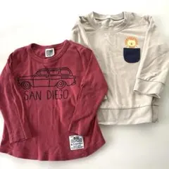 F.O.KIDS 西松屋　長袖Tシャツ 2枚セット 90cm