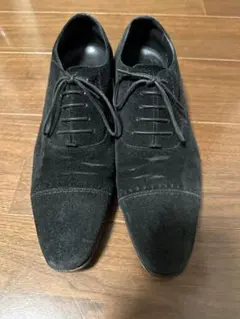 LANVAN ランバン　黒 スエード レースアップシューズ