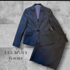 極美品✨ LES MUES スカート スーツ セットアップ S ストライプのサムネイル