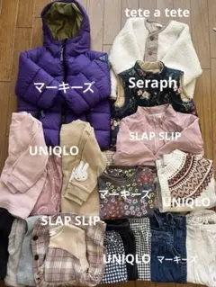 女の子80-90秋冬17点まとめ売り