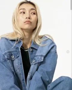 UNIQLO×jwアンダーソン　ライトブルー オーバーサイズ デニムジャケット