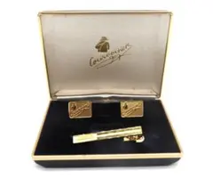 ゴールド ネクタイピン カフスボタン セット