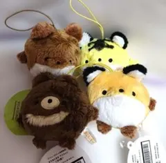 ゆりすけあにまる マスコット4点 タグあり ラウワン限定