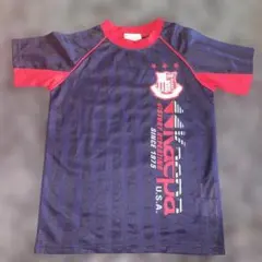 Kaepa キッズ Tシャツ ネイビー レッドのサムネイル