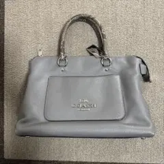 COACH グレー ハンドバッグ