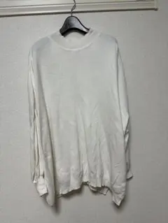 earth music&ecology ホワイトニットセーター薄手