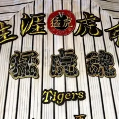 刺繍アイロンワッペン 阪神タイガース 猛虎魂 応援歌 応援ユニホーム