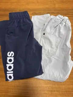 2本まとめ売り キッズ ナイロンパンツ 140 adidas F.O.KIDS