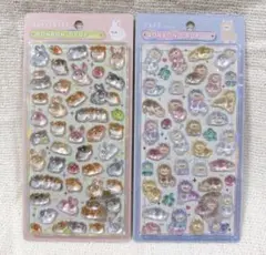 ボンボンドロップシール モルモット＆ウサギ アルパカ