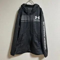 UNDER ARMOUR アンダーアーマー　ジップパーカー　裏起毛　XL グレー